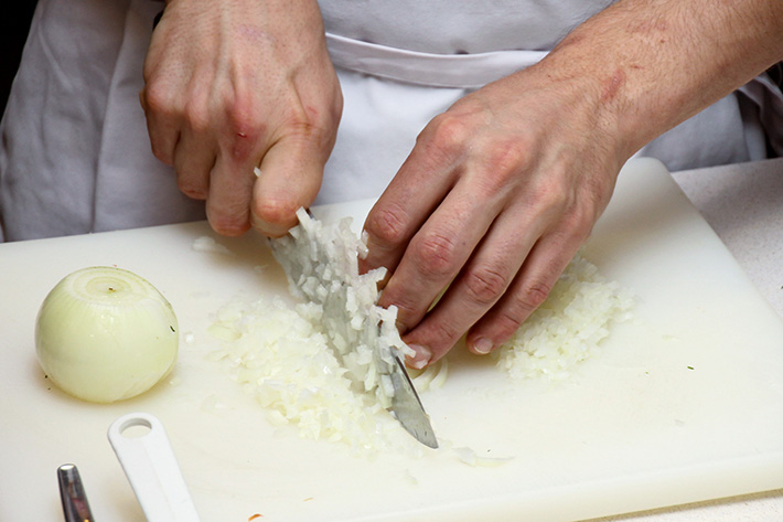 receta de risotto a la parmesana paso 1